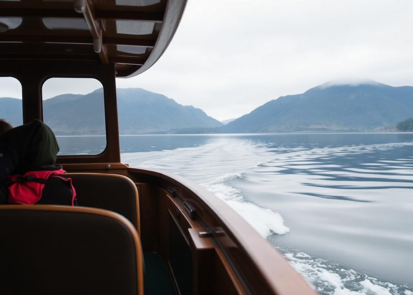Tour boat on Loch Lomond